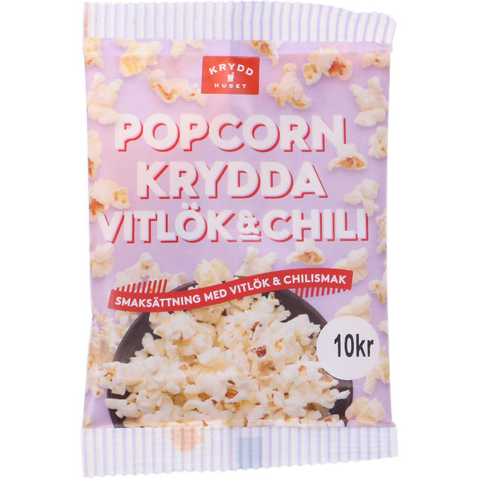 Kryddhuset Popcornkrydda Chili & Vitlök