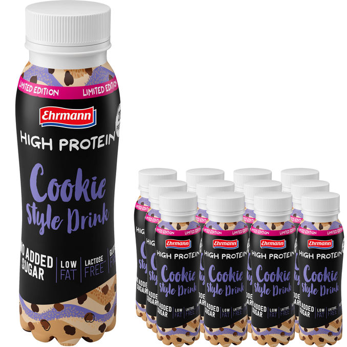 Ehrmann High Protein Drink Cookie 12-pack