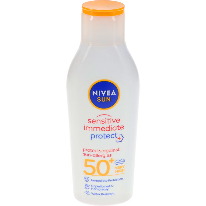 Nivea Aurinkosuojavoide Sensitive Immediate Protect Sun-Allergy Lotion SK50+ 