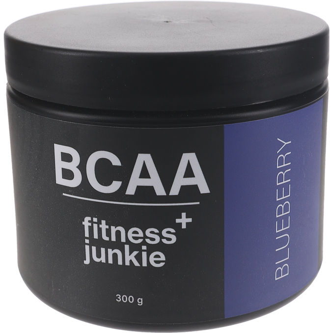 Fitnessjunkie Ravintolisä BCAA-jauhe Mustikka 