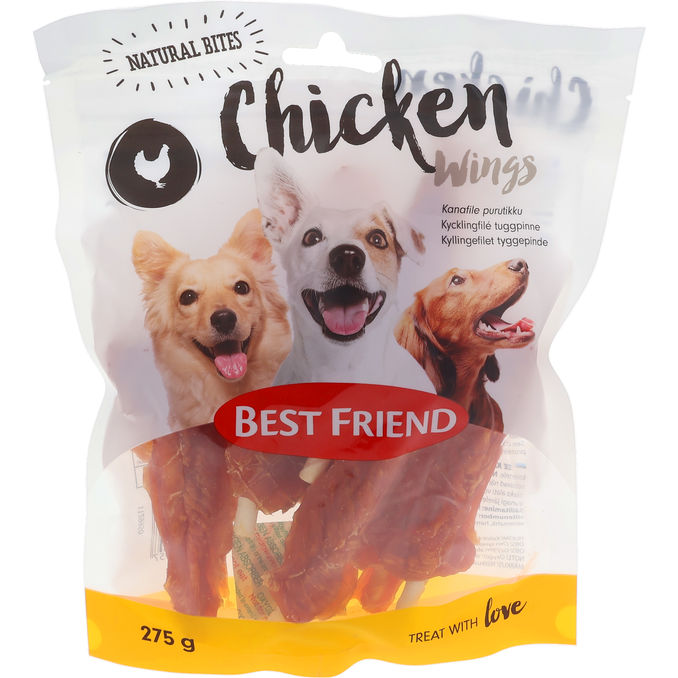 Best Friend Hundsnacks Kycklingwingar 