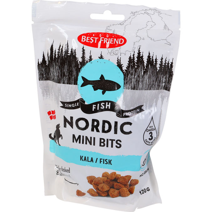 Best Friend Hundesnacks m. Fisk 120 g