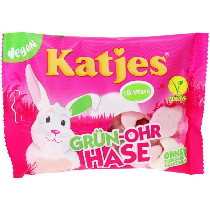 Gratis: Katjes Grün-Ohr Hase