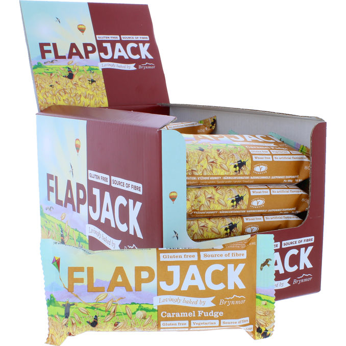 Flapjacks m. Karamelsmag 20-pak