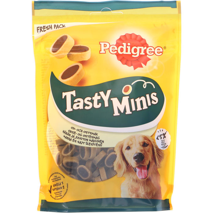 Pedigree Koiranherkku Tasty Minis Cheesy Bites 