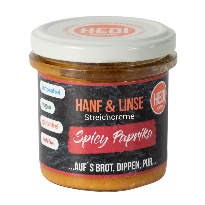 HEDI BIO Hanf & Linse Streichcreme Spicy Paprika