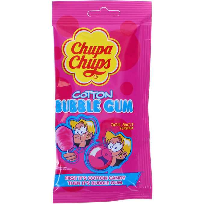 Chupa Chups Zuckerwatte Kaugummi Tutti Frutti