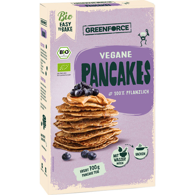 GREENFORCE BIO Vegane Pancakes