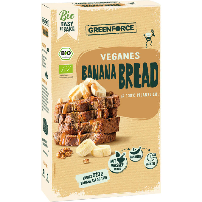 GREENFORCE BIO Veganes Banana Bread