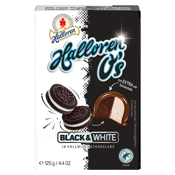 Halloren Pralinen Black & White