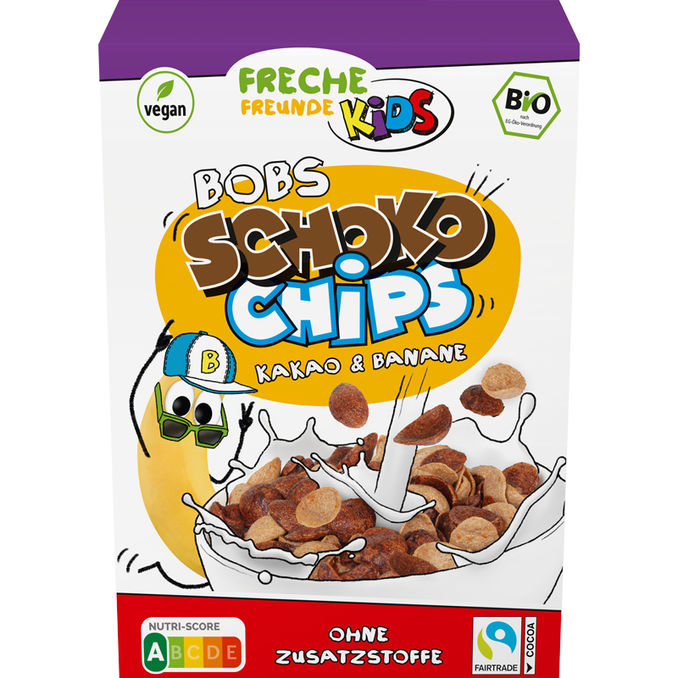 Freche Freunde BIO Bobs Schoko Chips Kakao & Banane