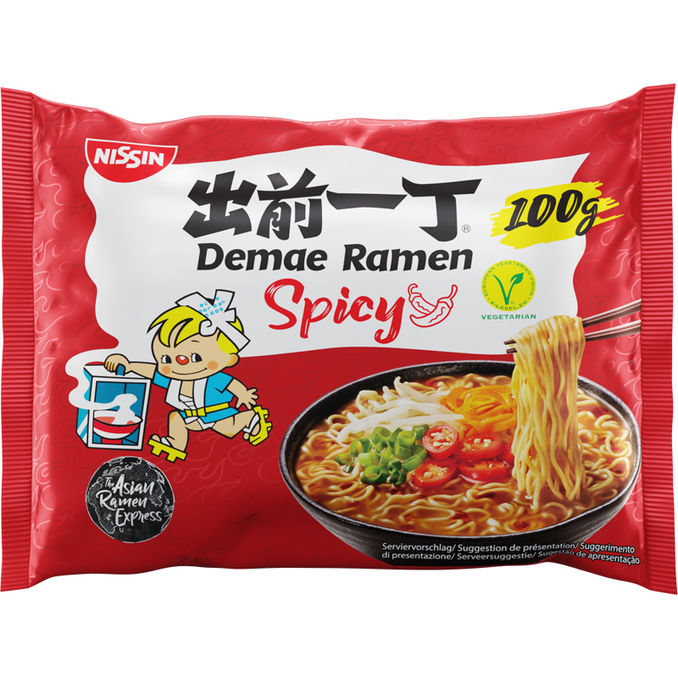 Nissin Snabnudlar Spicy Ramen 