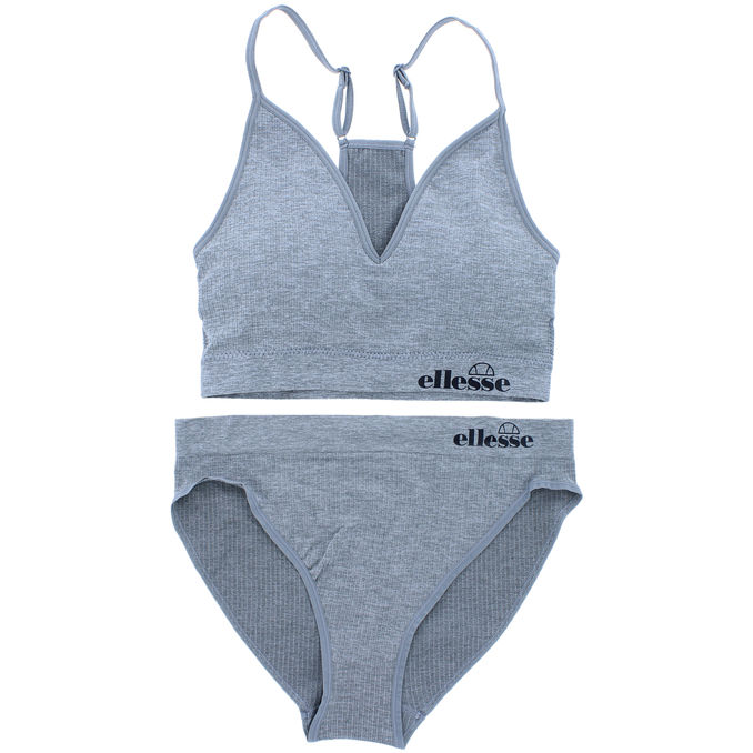 Ellesse Bh & Trosa Ribbat Stl. XS Grå