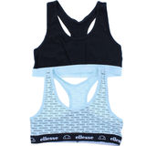 Ellesse Bh Blå Svart Medium 2-pack 