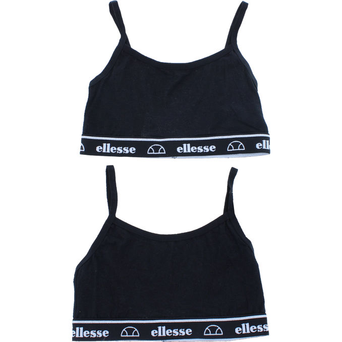 Ellesse Bralette Musta S-koko 2-pack