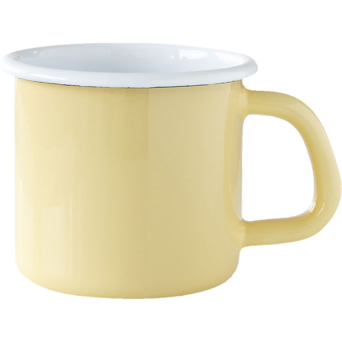 Kockums Jernverk Mugg Ljus Gul 8 cm