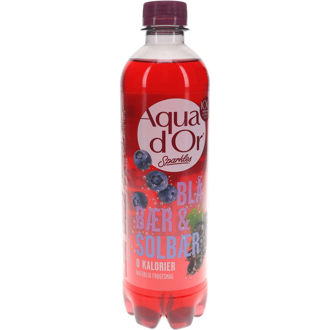 Aqua D"or Aqua d"'Or Vand m. brus Blåbær og Solbær 50 cl'