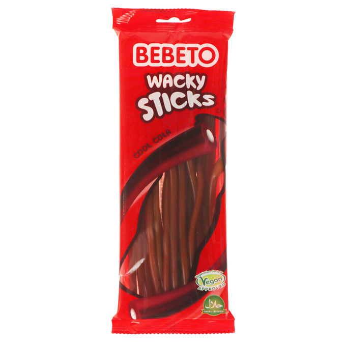 Bebeto Wacky Sticks Cool Cola 160 g