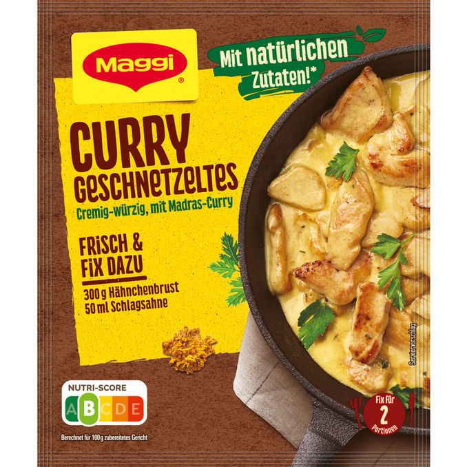 Maggi Curry Geschnetzeltes