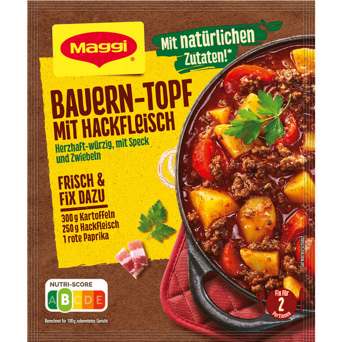 Maggi Fix Bauerntopf Hackfleisch
