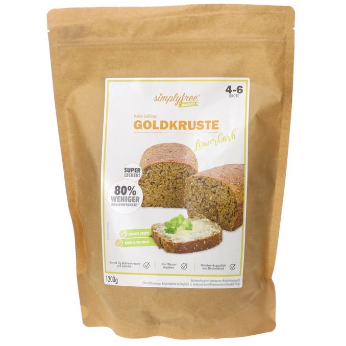 simplyfree Brotbackmischung Goldkruste