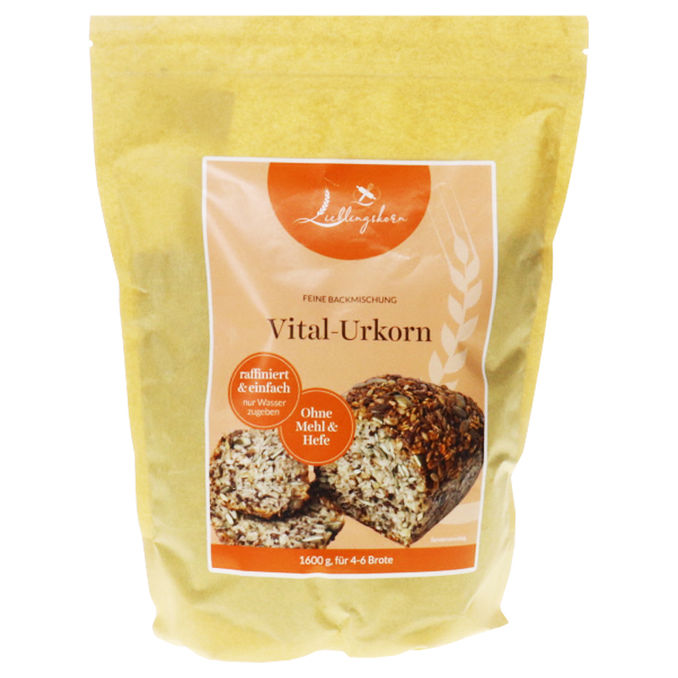 Lieblingskorn Low-Carb-Brotbackmischung "Vital Urkorn"