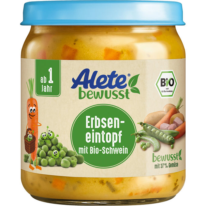 Alete bewusst BIO Erbseneintopf Schwein