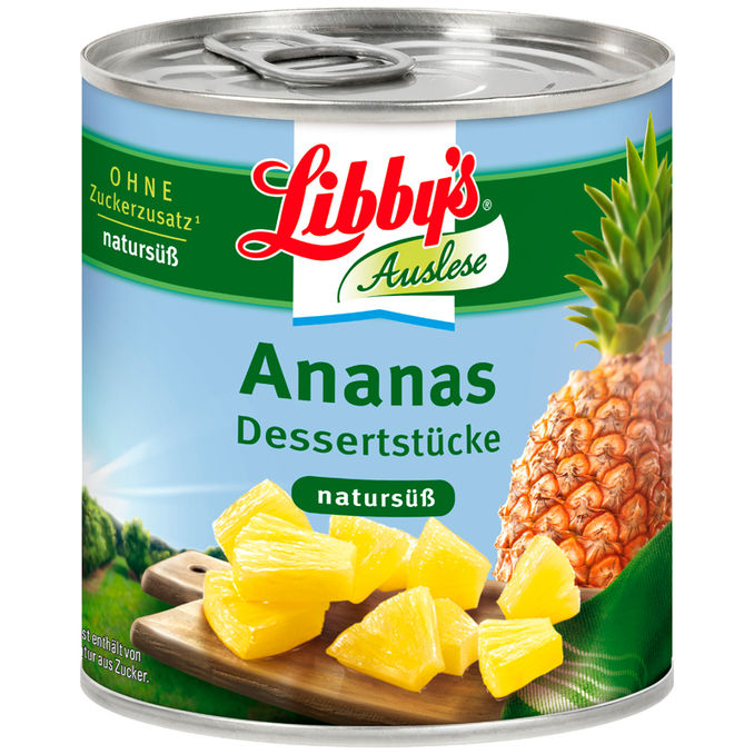 Libby's Ananas Stücke, natursüß