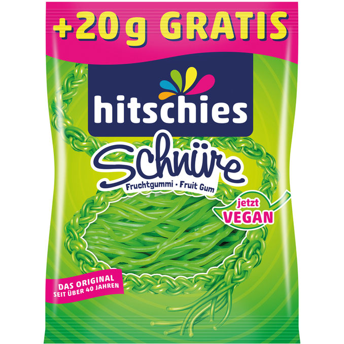 Hitschler Fruchtgummi Schnüre Apfel