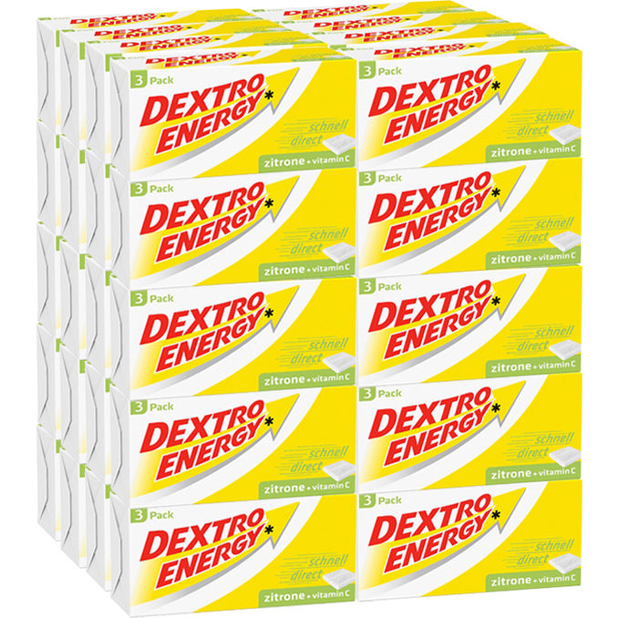 Dextro Energy Würfel Zitrone Vitamin C, 40er Pack