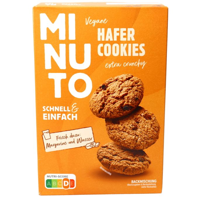 Minuto Vegane Hafer Cookies