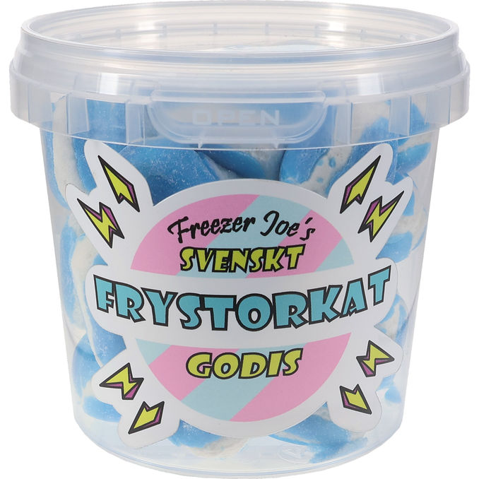 Freezer Joe Frysetørret Slik Blue Sour Fruit 120 g