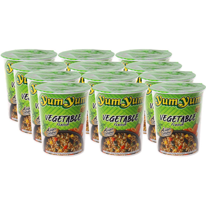 Yum Yum Instantnudeln Gemüse, 12er Pack