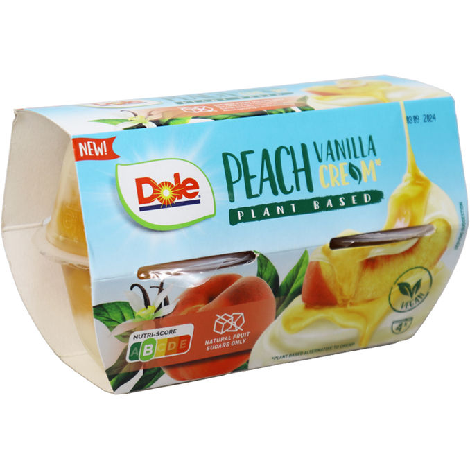 Dole Pfirsich Vanille Creme, 4er Pack