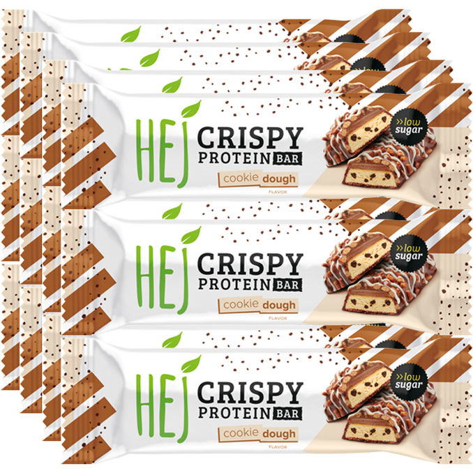 HEJ Natural HEJ Crispy Protein Bar Cookie Dough, 12er Pack