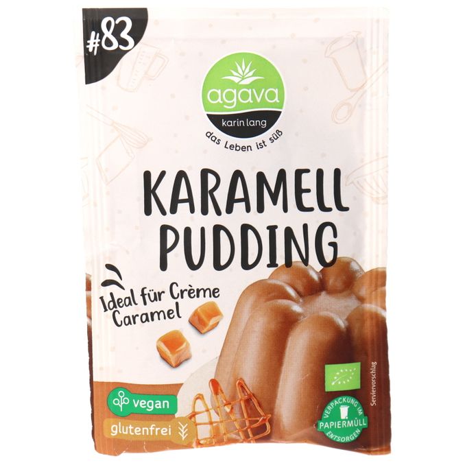 agava Karamellpudding