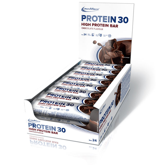 IronMaxx Proteinriegel 30 Schokolade, 24er Pack