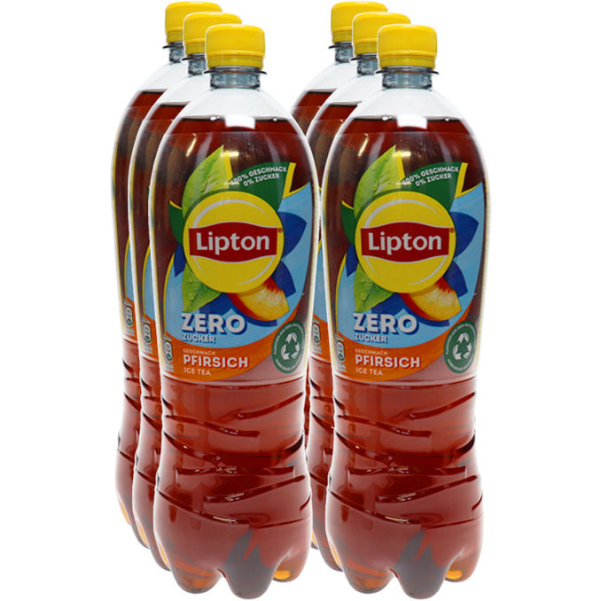 Lipton Peach Zero, 6er Pack (EINWEG) zzgl. Pfand
