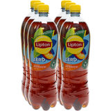 Mindestens haltbar bis: 04.07.2026 Lipton Peach Zero, 6er Pack (EINWEG) zzgl. Pfand