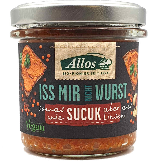 Allos BIO Linsenaufstrich 'Sucuk' vegan