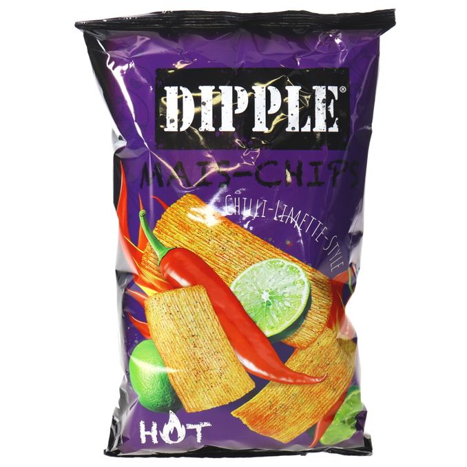 Dipple Mais-Chips Chilli Limette