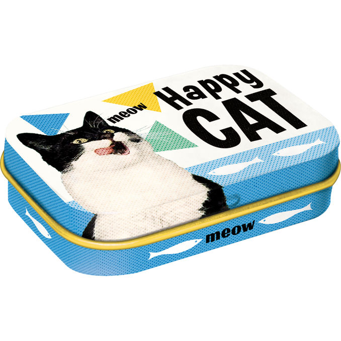 Nostalgic-Art Pillendose "Happy Cat"