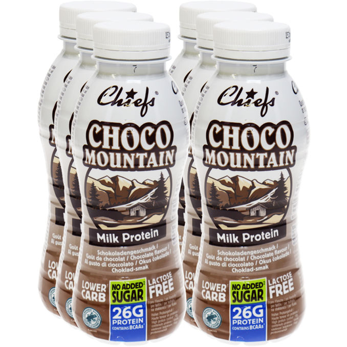 Chiefs Milk Protein Drink Choco Mountain, 6er Pack (EINWEG) zzgl. Pfand