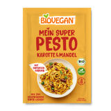 Mindestens haltbar bis: 30.11.2025 Biovegan BIO Pesto Karotte & Mandel
