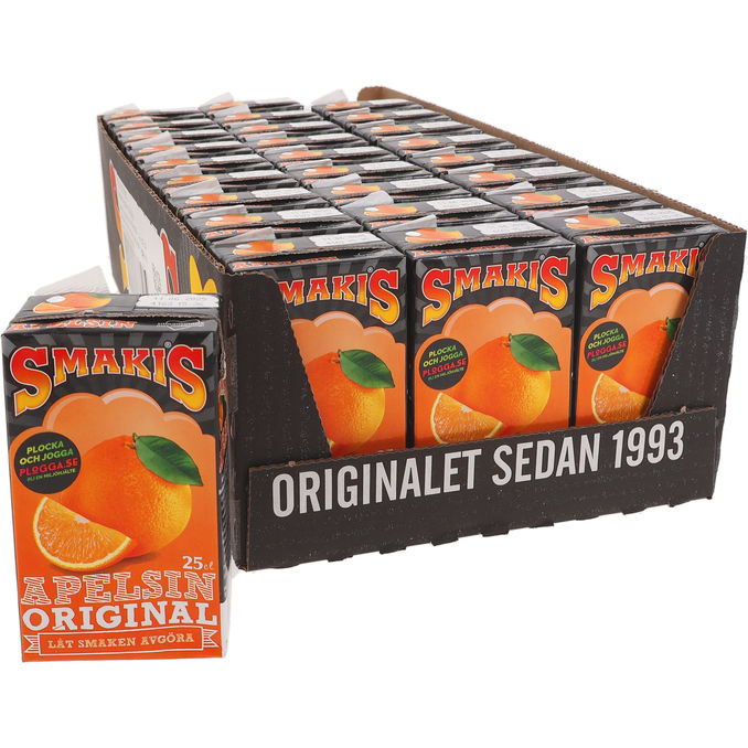 Smakis Appelsin Juice Brikker 27-pak