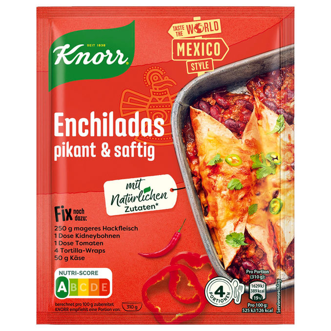 Knorr Würzmischung Enchiladas