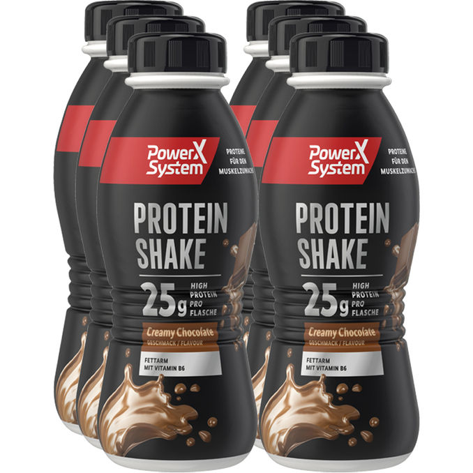 Power System Protein Shake Creamy Chocolate, 6er Pack