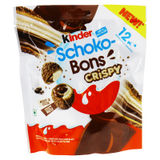 Mindestens haltbar bis: 26.02.2026 Kinder Schokobons Crispy