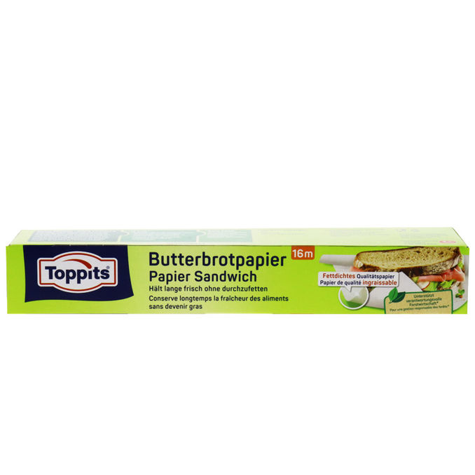 Toppits Butterbrotpapier 16 m Rolle