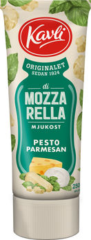 Kavli Smøreost Mozzarella Pesto Parmesan